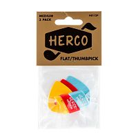 Herco HE112P Thumbpick Medium 3Pack когти для большого пальца, средние, 3 шт.