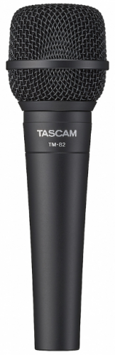 Tascam TM-82 Динамический микрофон для озвучивания вокала и инструментов кардиоидная характеристика