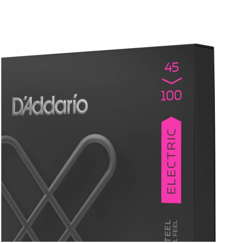 D'ADDARIO XTB45100 SET BASS XT NKL 45-100 LONG струны с покрытием XT для бас-гитары, 45-100 фото 3