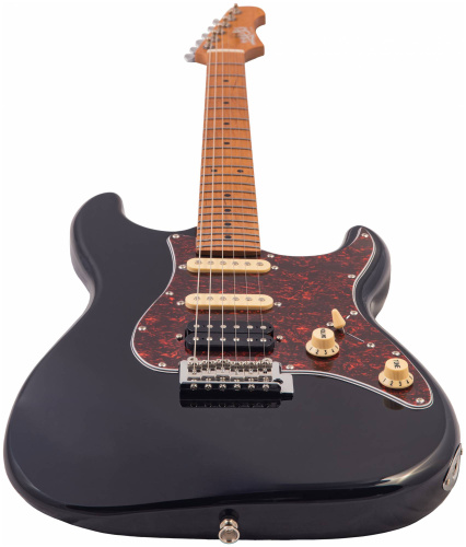 JET JS-400 BK электрогитара, Stratocaster, корпус липа, 22 лада, HSS, tremolo, цвет BK фото 9