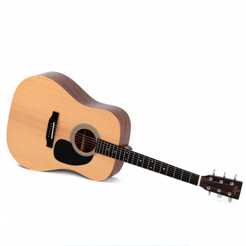 Sigma Guitars DM-ST акустическая гитара, тип корпуса дредноут, верхняя дека массив ели фото 5