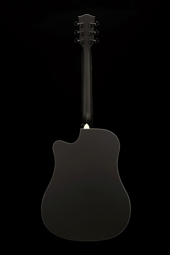 KEPMA D1CE Black электроакустическая гитара, цвет черный, в комплекте 3м кабель фото 3