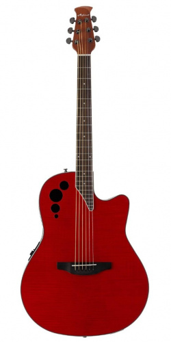 APPLAUSE AE44IIP-CHF Mid Cutaway Cherry Flame электроакустическая гитара (Китай)