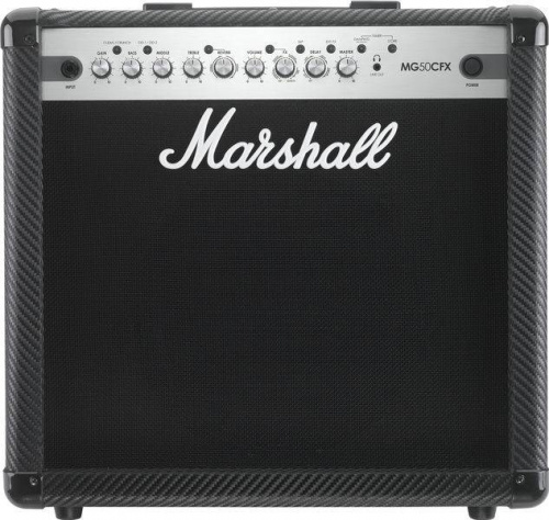 MARSHALL MG50CFX комбоусилитель гитарный, 50Вт, 1x12", 4 канала, секция цифровых эффектов, цифровой