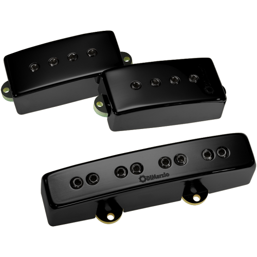 DiMarzio DP307GB Relentless P+J set комплект звукоснимателей, 4-струнный, чёрный