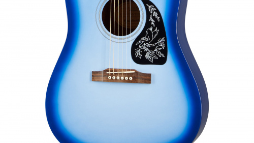EPIPHONE Starling Starlight Blue акустическая гитара, цвет синий фейд фото 4