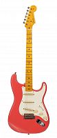 FENDER 1958 Stratocaster Journeyman Relic электрогитара Custom Shop, цвет Faded/Aged Fiesta Red