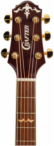CRAFTER STG G-20ce VVS электроакустическая гитара, верхняя дека Solid ель, корпус палисандр фото 7