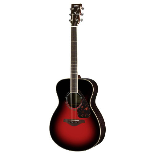 YAMAHA FS830 DSR акустическая гитара фолк, цвет черно-красный