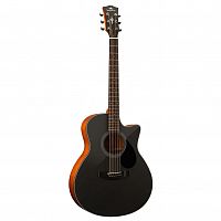 KEPMA EACE Black электроакустическая гитара, цвет черный, в комплекте 3м кабель