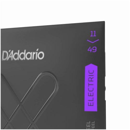 D'ADDARIO XTE1149 SET ELEC GTR XT MEDIUM струны с покрытием XT для электрогитары, 11-49 фото 3