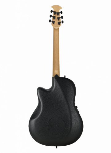OVATION 2078TX-5-G Elite TX Deep Contour Cutaway Black Textured электроакустическая гитара (OV553201) фото 5
