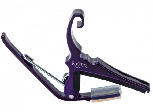 KYSER KG6P каподастр для акустической гитары, цвет фиолетовый