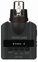Tascam DR-10X портативный рекордер, прямое XLR подключение к динамическим и электретным микрофонам без кабеля.
