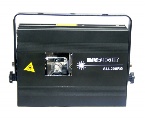 Involight SLL200RG лазерный эффект, красный 150 мВт, зелёный 50 мВт, DMX512 фото 3