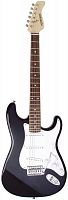 Fernandes LE-1Z 3S BLK/L электрогитара Stratocaster SSS, цвет - чёрный