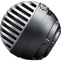 SHURE MOTIV MV5/A-LTG цифровой конденсаторный микрофон для записи на компьютер и устройства Apple, цвет серый металлик. Микрофон MV5 предназначен для 