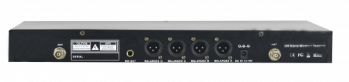 XLine MD-CS4 Беспроводная четырёхканальная конференц-система. Частотный диапазон UHF 650- 755 МГц. фото 2