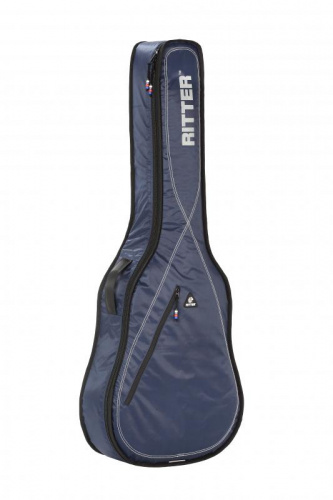 Ritter RGP2-D/BLW Чехол для акустической гитары, защитное уплотнение 10мм+5мм, цвет синий BLW