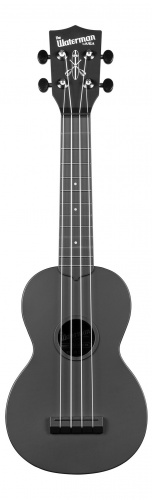 WATERMAN by KALA KA-SWB-BK Matte Black Sorpano Ukulele Укулеле, форма корпуса - сопрано, материал - АБС пластик, цвет - чёрный матовый, чехол в компле