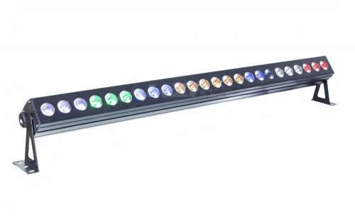 PROCBET BAR LED 24-6 RGBWA+UV линейный светодиодный прожектор bar 24 шт. светодиодов по 6 вт rgbwa+uv сегментное управление (8 блоков по 3 светодиода)