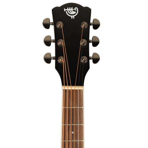 ROCKDALE Aurora D6 Gloss C BK акустическая гитара дредноут с вырезом, цвет черный, глянцевое покрытие фото 7