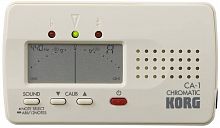 KORG CA-1 цифровой хроматический тюнер. Компактный хроматический тюнер. Жидкокристаллический псевдо-стрелочный дисплей с повышенным разрешением. Широк