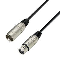ADAM HALL K3 MMF 0050 микрофонный кабель 3Star XLR(F)-XLR(M) с разъёмами AH, 0.5 м.