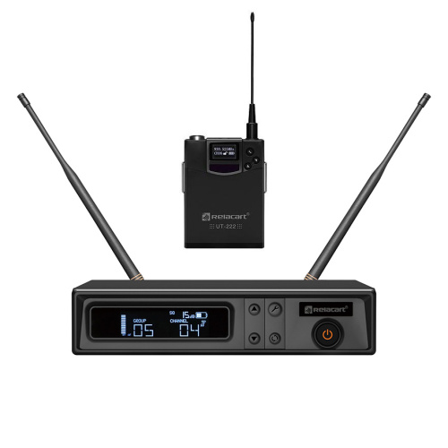 Relacart UT-222 UR-223S (I:586-618 МГц) Одноканальная радиосистема с петличным микрофоном LM-C460/480 (A171702 + A171729)