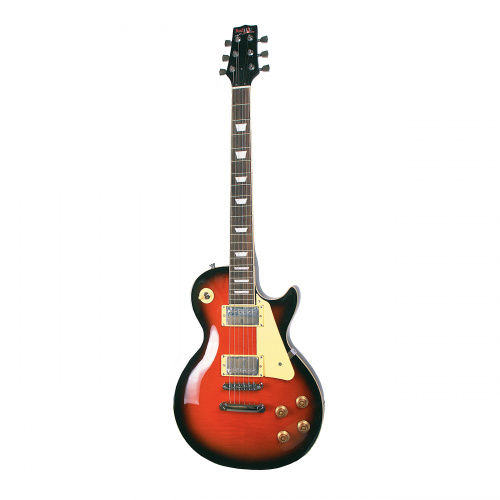 REDHILL LPX200/VS эл.гитара, Les Paul, H+H, 2V/2T/3P, клен/окоуме, цвет санберст фото 2