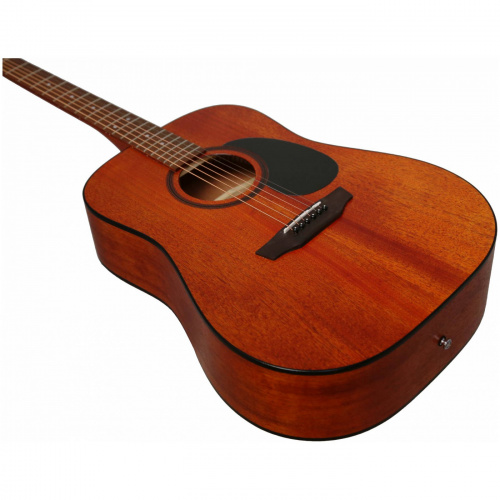 JET JD-355 OP акустическая гитара, дредноут, полностью красное дерево, цвет натуральный, open pore фото 8