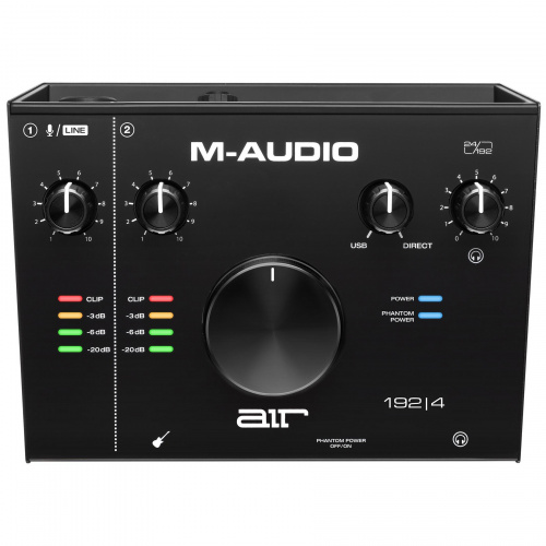M-Audio AIR 192 I 4 Vocal Studio Pro Комплект включающий в себя USB аудио интерфейс M-Track 2X2, наушники HDH40, конденсаторный микрофон Nova Black, X фото 2