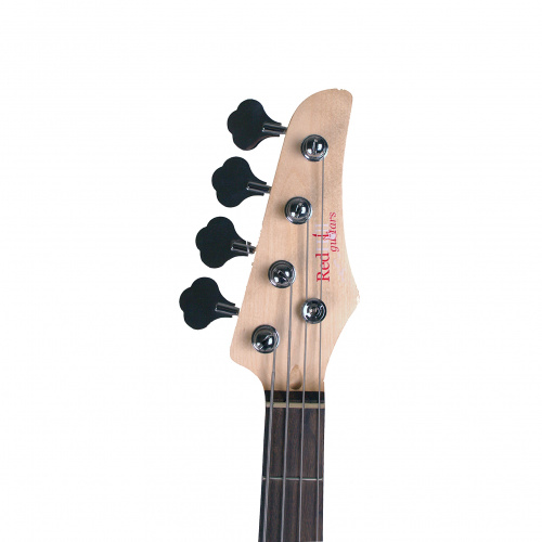 REDHILL PB200/BK бас-гитара 4-стр, P+P, 864 мм, корпус тополь, гриф клен, цвет черный фото 3