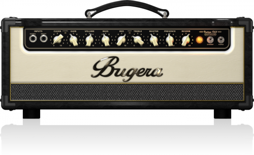 Bugera V55HD-INFINIUM ламповый гитарный усилитель "голова" 55Вт, 2 канала, ревербератор, переключатель 4,8,16 ом