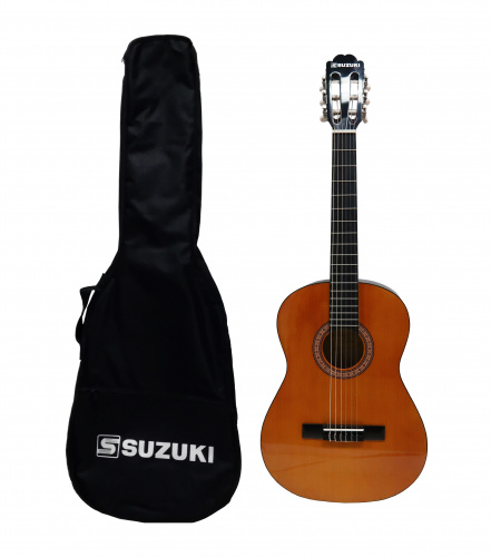 Suzuki SCG-2S+3/4 NL кл.гитара размер 3/4, нейлоновые струны, чехол в комплекте/анкер