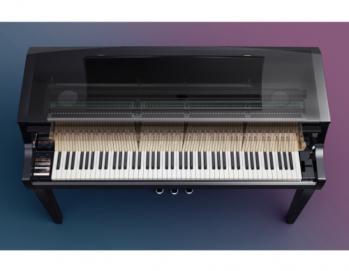 Kawai NOVUS NV-10 цифровой рояль, цвет черный, рояльная механика Millenium III Hybrid фото 2