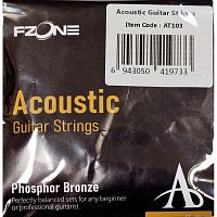 FZONE AT103 струны для акустической гитары, 11,15 сталь, 22,32,42,52 фосфор бронза, калибр11-52