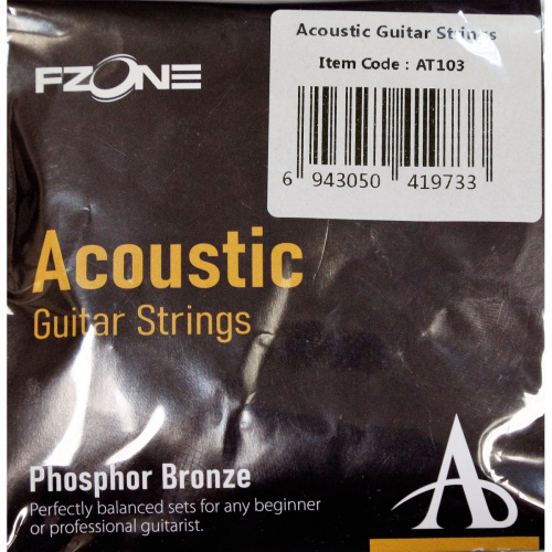 FZONE AT103 струны для акустической гитары, 11,15 сталь, 22,32,42,52 фосфор бронза, калибр11-52