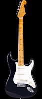 SX SST57+/BK Электрогитара, stratocaster, корпус: ольха, гриф: клён, накладка: клён, 21 лад, колки: