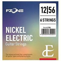 FZONE ST110 струны для электрогитары, никель, калибр 12-56