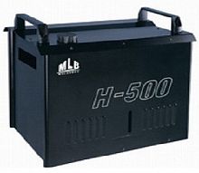 MLB H-500 Генератор тумана. Принцип действия -жидкость при помощи мощного компрессора разбивается на
