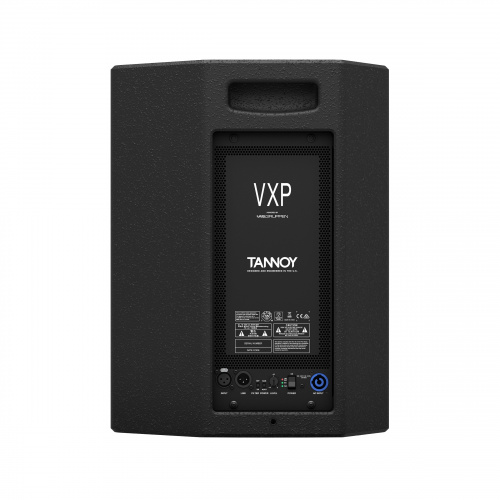 Tannoy VXP 12 черная активная акустическая система. Встроеный усилитель класса D IDEEA от Lab.gruppen. 1х12'' DualConcentric. SPL 121дБ (продолж.), 12 фото 4