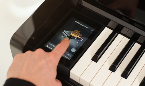 Kawai CA99EP цифровое пианино, цвет полированный чёрный, механика Grand Feel III, деревянные клавиши фото 2