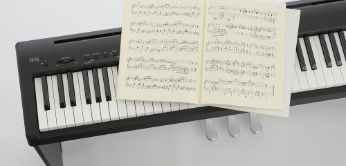 Kawai ES110B цифровое пианино/Цвет черный/механизм AHA IV-F/Без стойки и педального блока фото 3