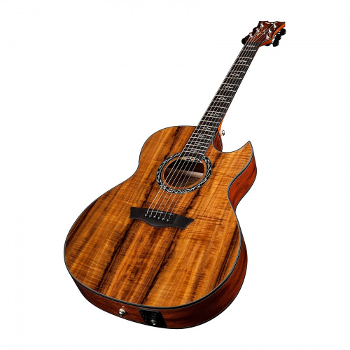 DEAN EX KOA электроакустическая гитара, EQ, с вырезом, цвет натуральный фото 3