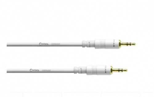 Cordial CFS 1,5 WW-SNOW инструментальный кабель мини-джек стерео 3.5мм мини-джек стерео 3.5мм, 1.5