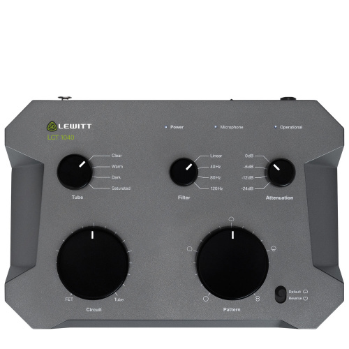 LEWITT LCT1040 ЛАМПОВЫЙ + конденсаторный F.E.T. внешне поляризованный микрофон с большой диафрагмой фото 5