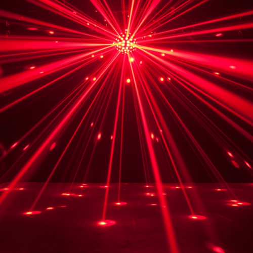 American DJ Starburst светодиодный сферический спецэффект, который вращается в такт вашей музыке, создавая с фото 4