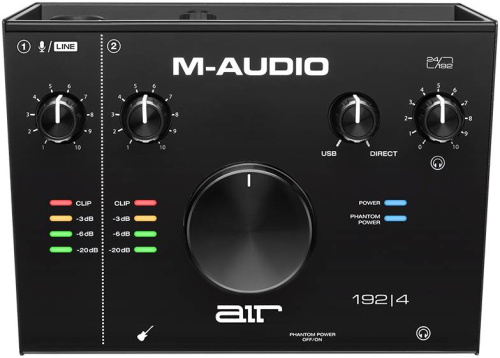M-Audio AIR 192 I 4 Vocal Studio Pro Комплект включающий в себя USB аудио интерфейс M-Track 2X2, наушники HDH40, конденсаторный микрофон Nova Black, X фото 4
