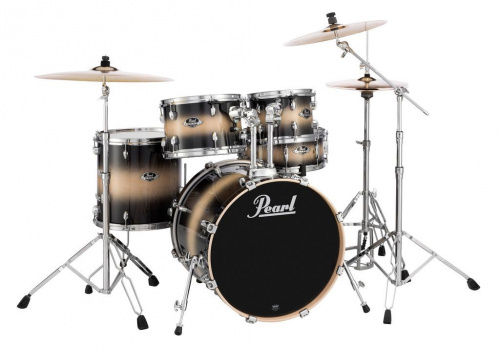 Pearl EXL725/C255 ударная установка из 5-ти барабанов, цвет Nightshade Lacquer, стойки в комплекте